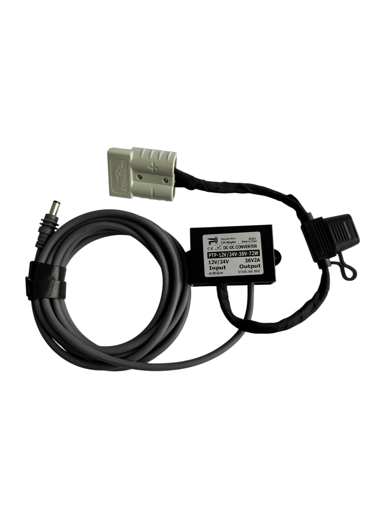Starlink Mini 12V DC Power Supply & Step-Up Converter | 36V Output