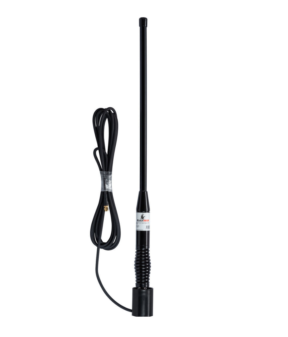 Blackhawk ANT-BH-00030 Trucker Edge Compact LITE Antenna 700-2200MHz 60cm with Cable Attached
