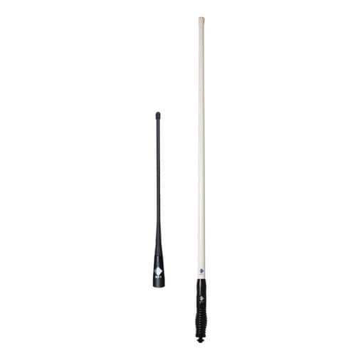 RFI CDR5000-WB + CD34 City/Country Pack UHF/CB 477Mhz White/Black Vehicle Bull Bar Antenna Pack - 94cm / 33cm high