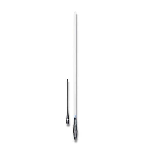 RFI CDR5000-W + CD34 City/Country Pack UHF/CB 477Mhz White/Black Vehicle Bull Bar Antenna Pack - 94cm / 33cm high