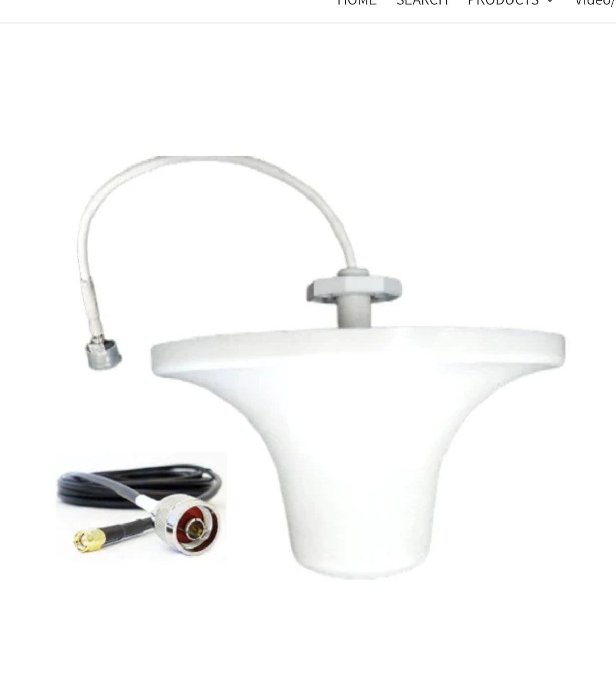 RFI DAS6938-SOC150-10 LTE Omni Directional Ceiling Antenna with 10M cable SMA