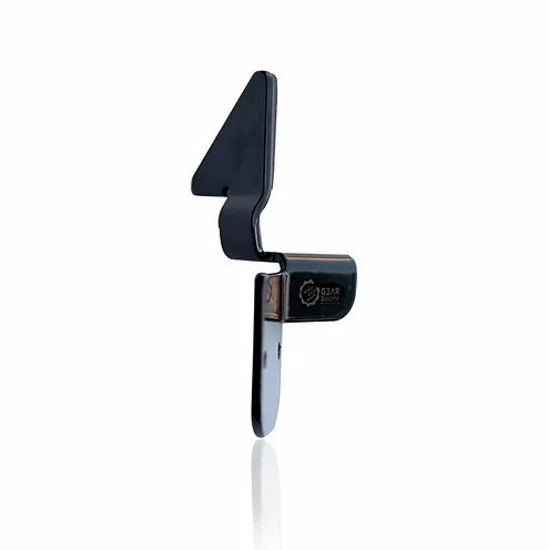 UHF microphone mounting bracket side view