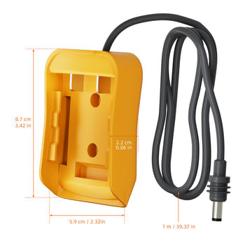 Starlink Mini 18V-20V Dewalt Battery Adapter with 1m Starlink Mini cable