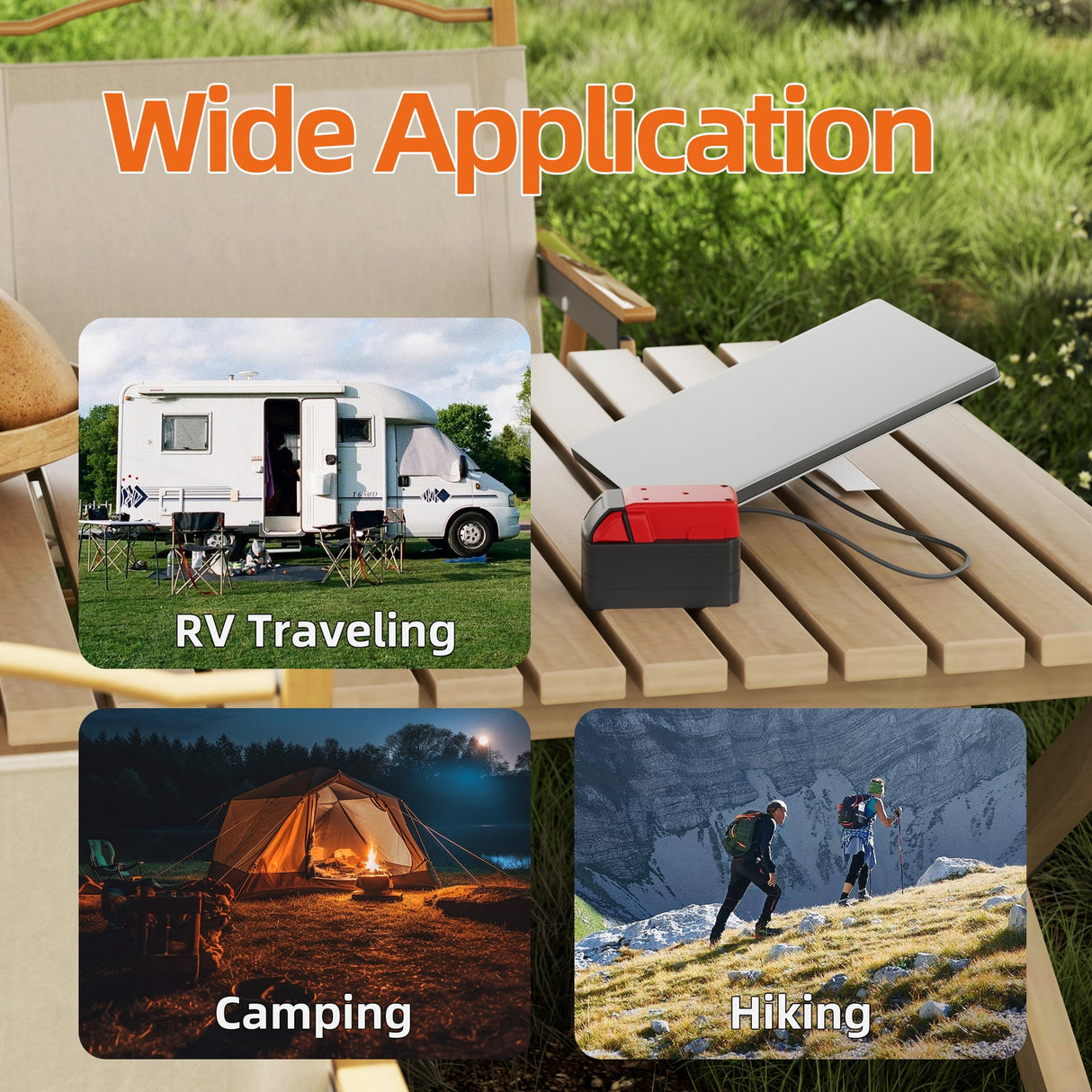 Starlink Mini 18V Milwaukee Battery Adapter with 1m Starlink Mini cable