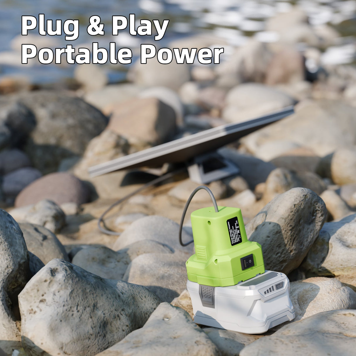 Starlink Mini Ryobi 18V Battery Adapter with 1m Starlink Mini cable