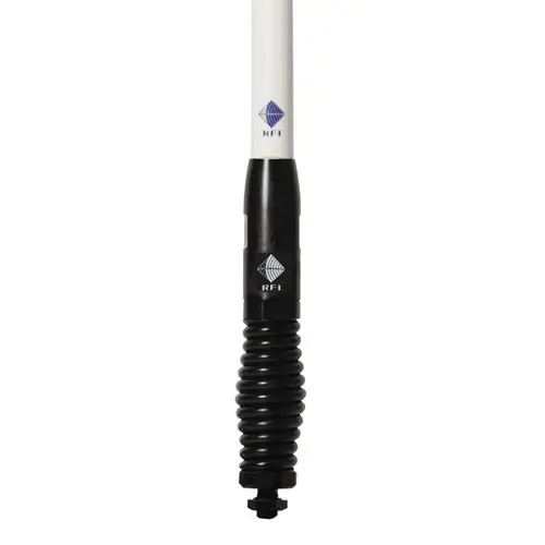 RFI CDR5000-WB-WHIP 5dBi Q-Fit UHF CB Collinear Antenna Whip-Only White/Black Collar