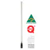 RFI CDR5000-WB-WHIP 5dBi Q-Fit UHF CB Collinear Antenna Whip-Only White/Black Collar