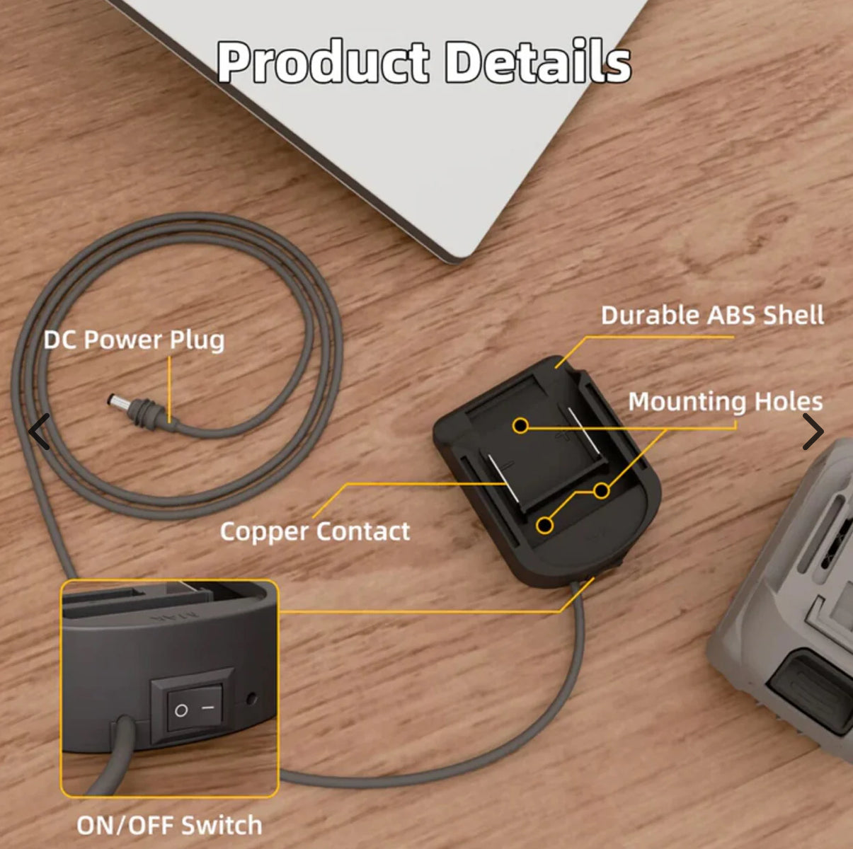Starlink Mini Makita 18V Battery Adapter with 1m Starlink Mini cable