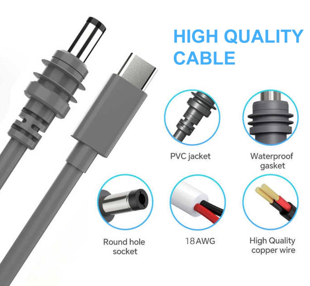 Starlink Mini 20V DC 3m USB-C Power Cable