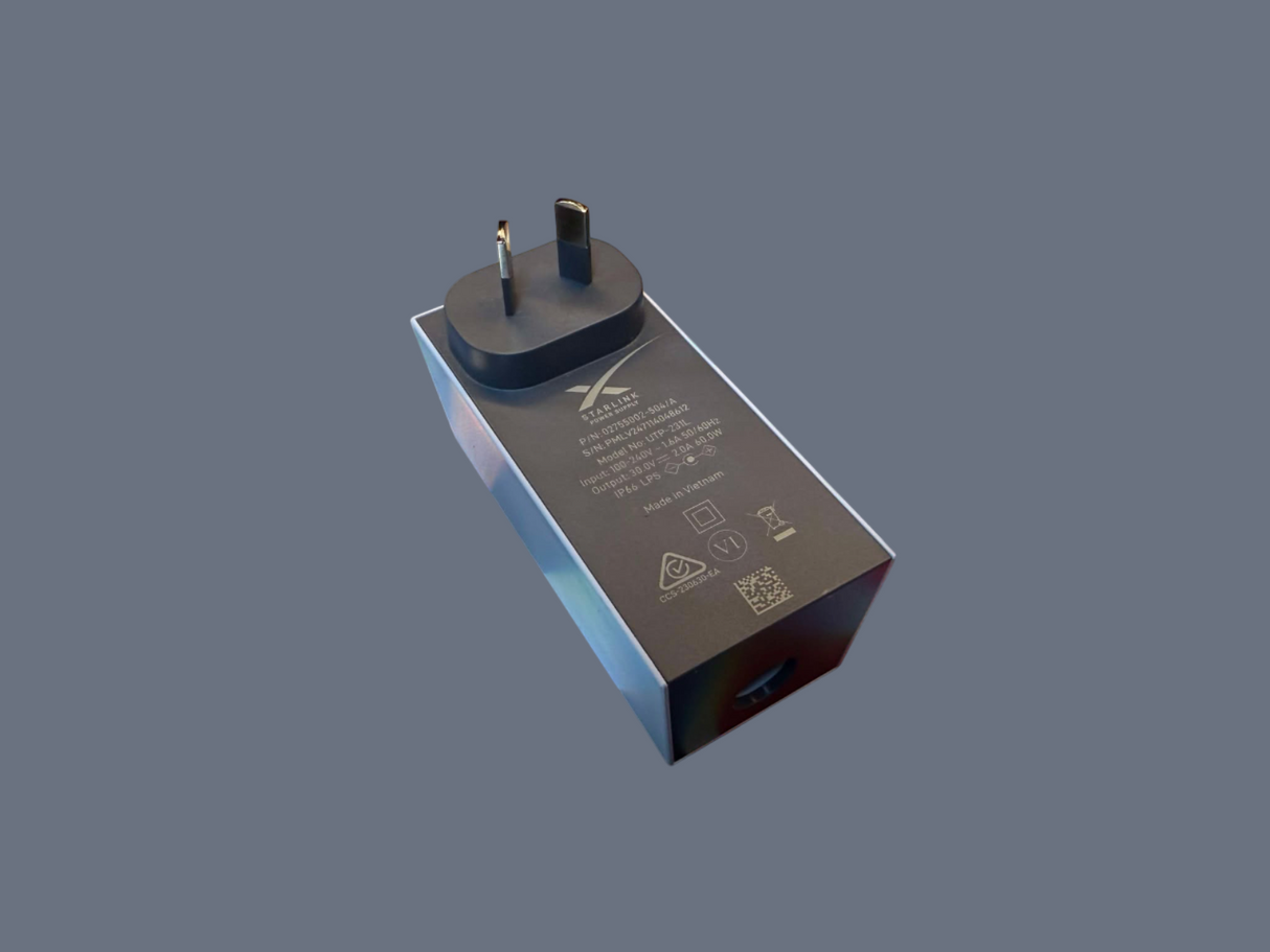 Original Starlink Mini 240V AC Power Supply Australian Plug