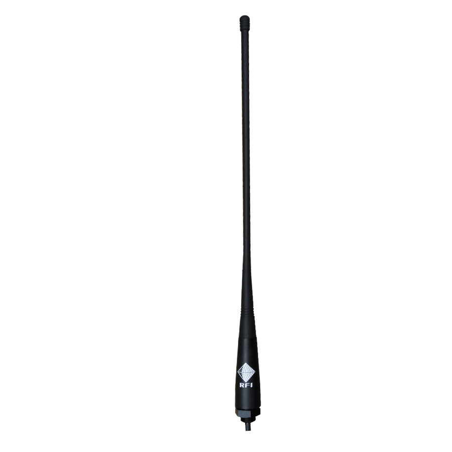 RFI CD34-71-73 UHF / CB 477MHz 4dBi Mopole Antenna; Stud Mount 5m FME(F) with UHF(M) Adaptor