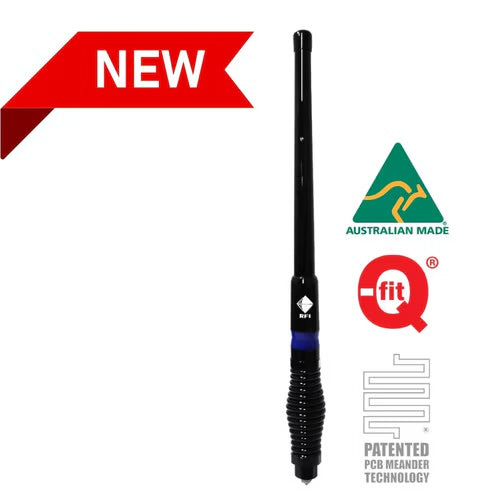 RFI CDX-TREME 5.5dBi 4G/LTE/5G Black Q-Fit® Vehicle Bull Bar Antenna - 600mm