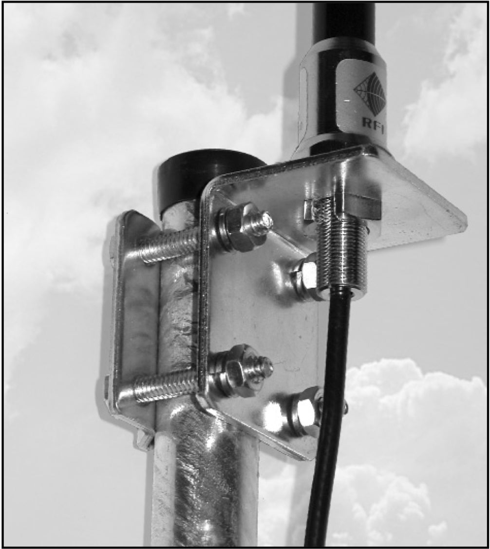 RFI MM2-SS Heavy Duty Antenna Mirror Mount Stainless Steel