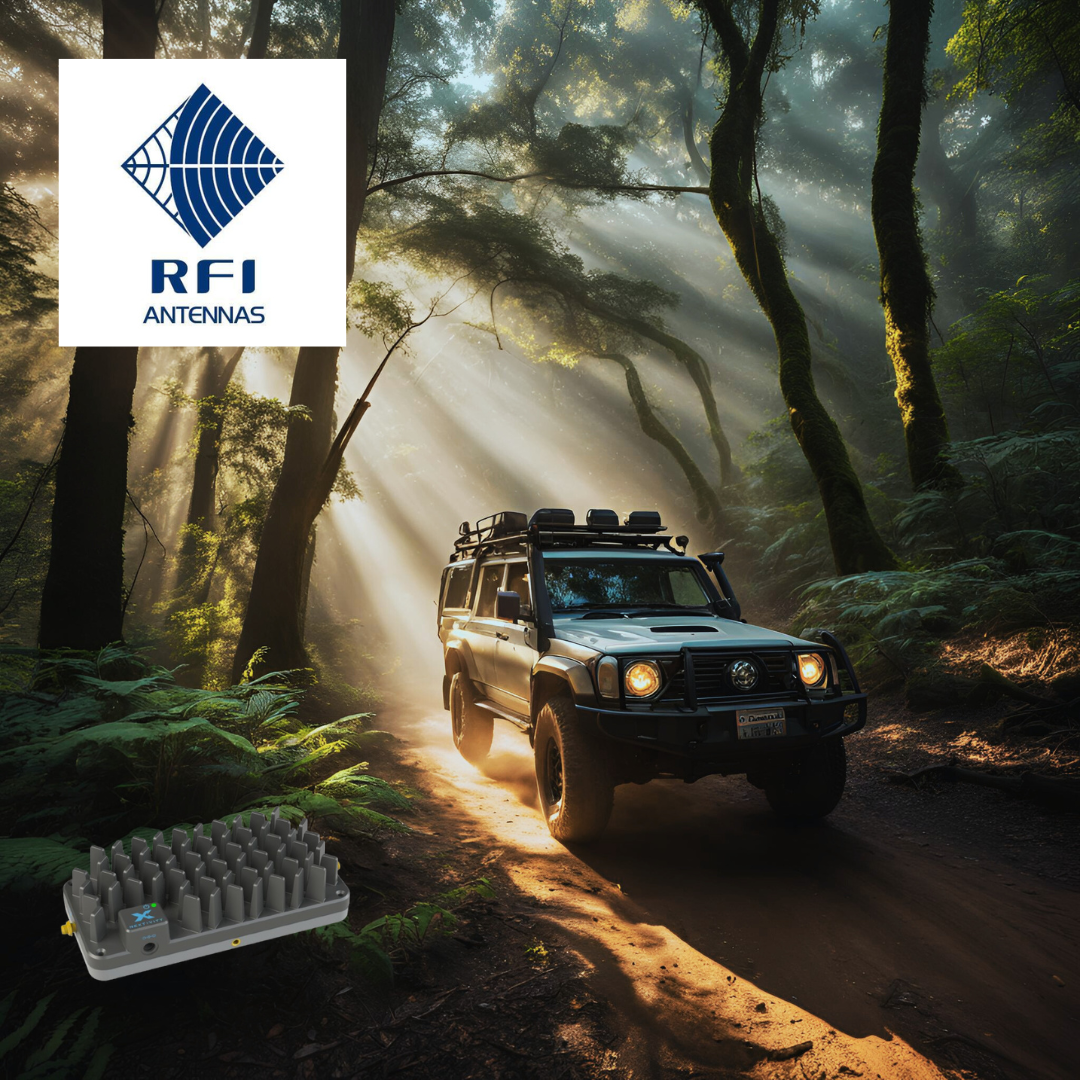 Car with R41 Roam booster and RFI magnetic antenna