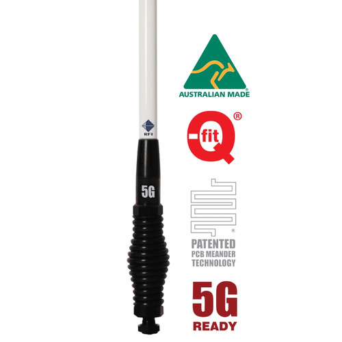 RFI CDR8195-WB Q-FIT 5G LTE 6.5dBi Collinear Antenna close view