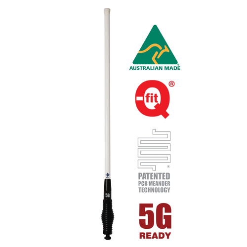 RFI CDR8195-WB Q-FIT 5G LTE 6.5dBi Collinear Antenna full antenna view