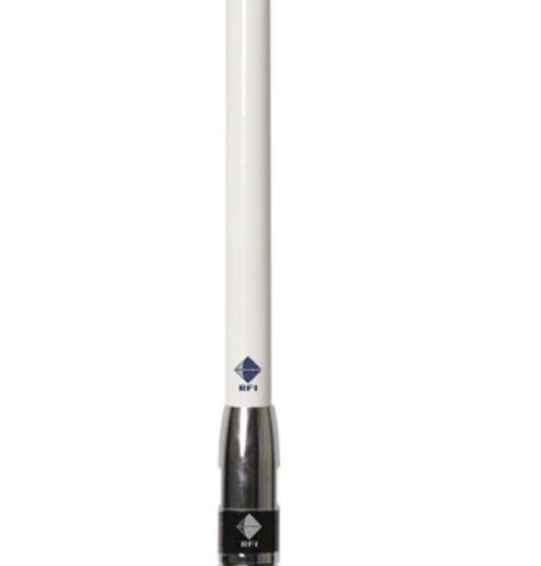 RFI CDR5000-W-WHIP Q-Fit UHF 5dBi CB Collinear Antenna Whip-Only White