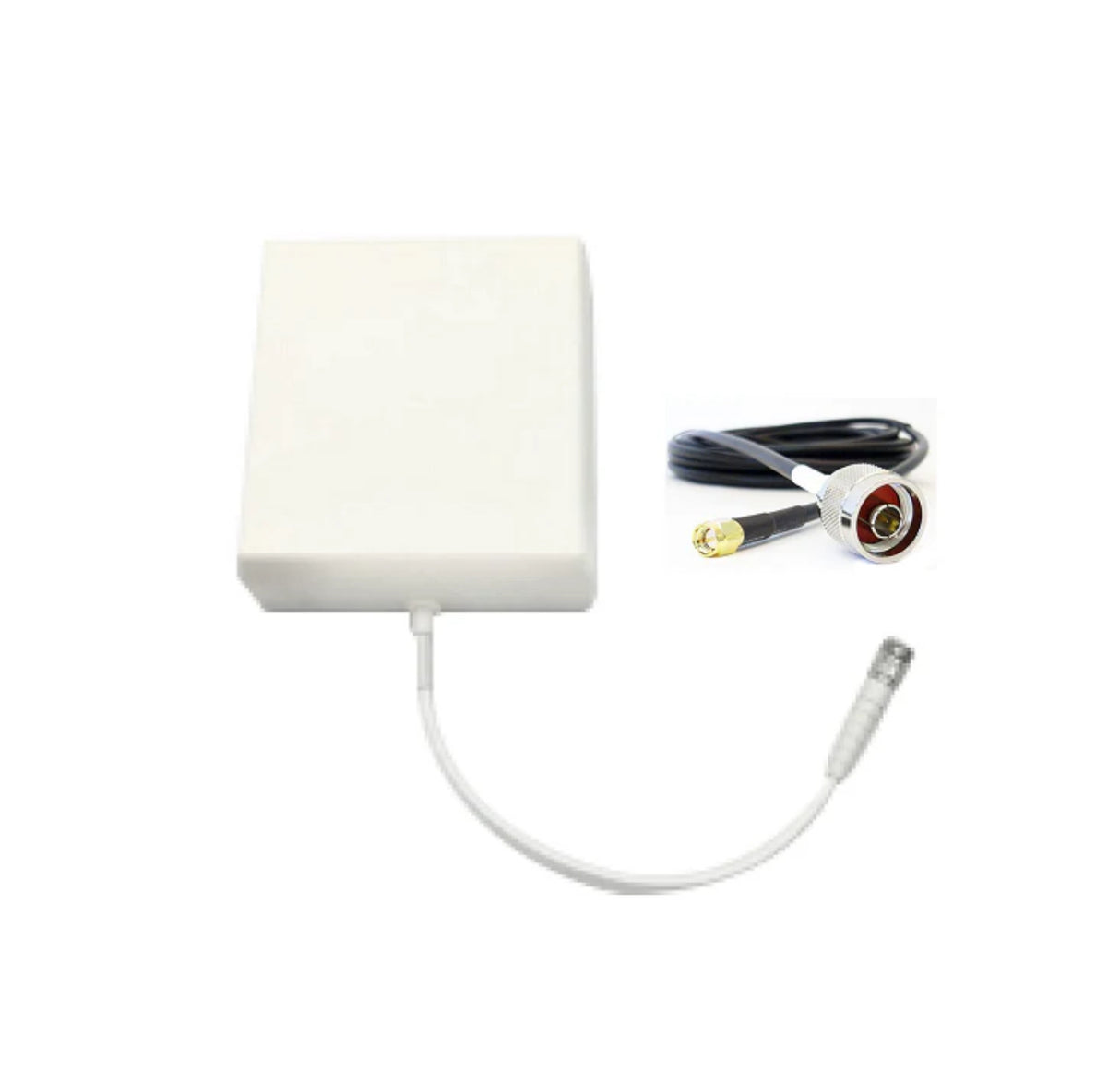 RFI DAS6938-SDP150-N Low PIM SISO Directional Panel Antenna 698-960MHz; 1710-2700Mhz & 3300-3800Mhz; 10m cable terminated SMA