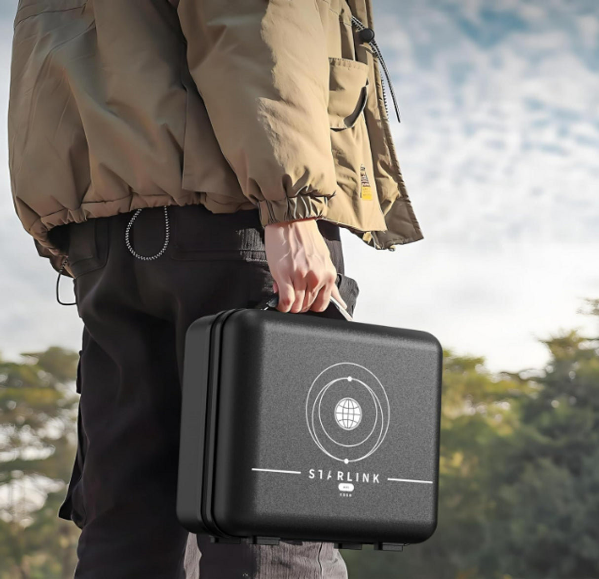 Starlink Mini Travel Suitcase Lightweight and rugged Starlink MINI Travel Case