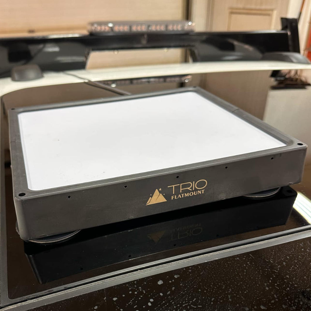 TRIO Starlink Mini Black Speedmount and Rubber Coated Magnets Pack