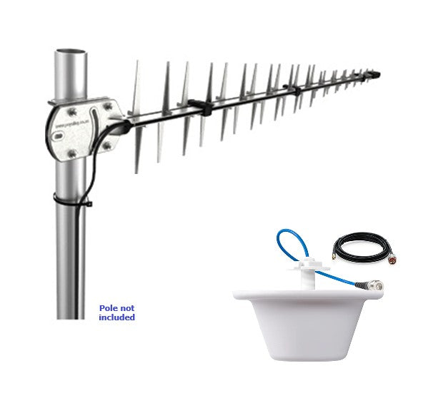 Cel-Fi Antenna Pack LPDA7038 YAGI - Home Office Shed Factory Farm 1x internal antenna)