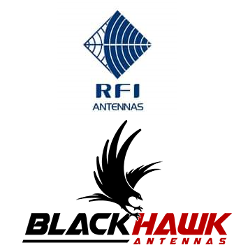 RFI Antenna and Blackhawk Antenna Logos