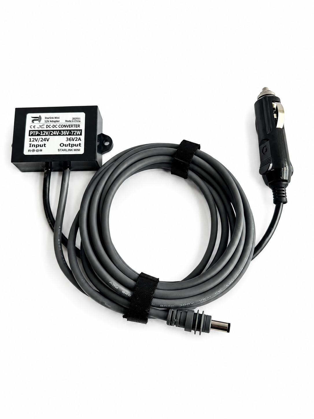 Starlink Mini 12V DC Power Supply & Step-Up Converter | 36V Output