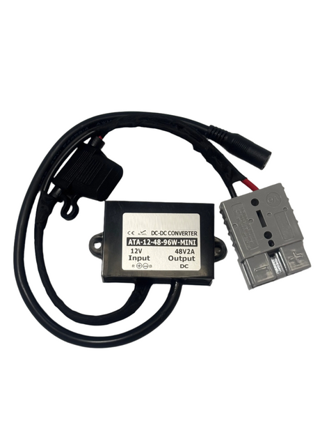 Power your Starlink Mini directly from your vehicle's 12V battery via Anderson Plug connection with this professional-grade DC step-up converter.