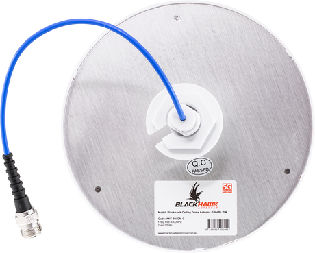 Bottom side of the Blackhawk ANT-BH-OM-C Dome Ceiling Antenna 698-4000Mhz