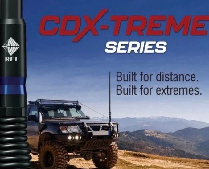 RFI CDX-TREME CDX5000 6.5dBi UHF CB 477MHz Extra Heavy-Duty Bull Bar Antenna 1200mm