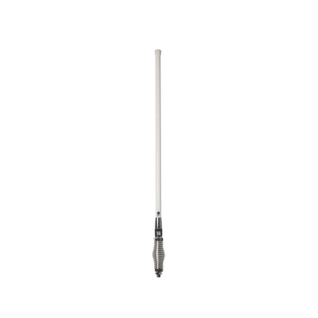 RFI CDR8195-W 6.5dBi 5G/4G/LTE White Antenna with Chrome Spring Q-Fit® Vehicle Bull Bar Antenna 940mm