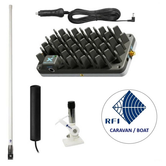 Cel Fi Roam R41 signal booster for Caravan/Boat with RFI Internal Paddle Antenna