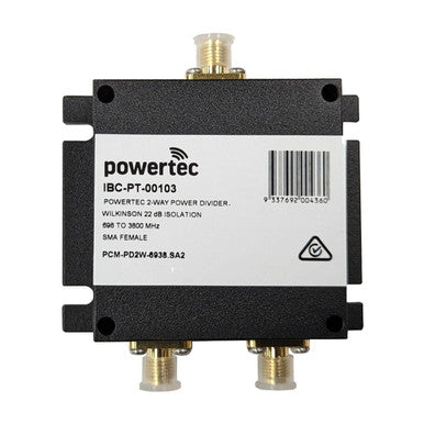 Powertec IBC-PT-0103 RF 2-Way Power Divider / Splitter SMA Female