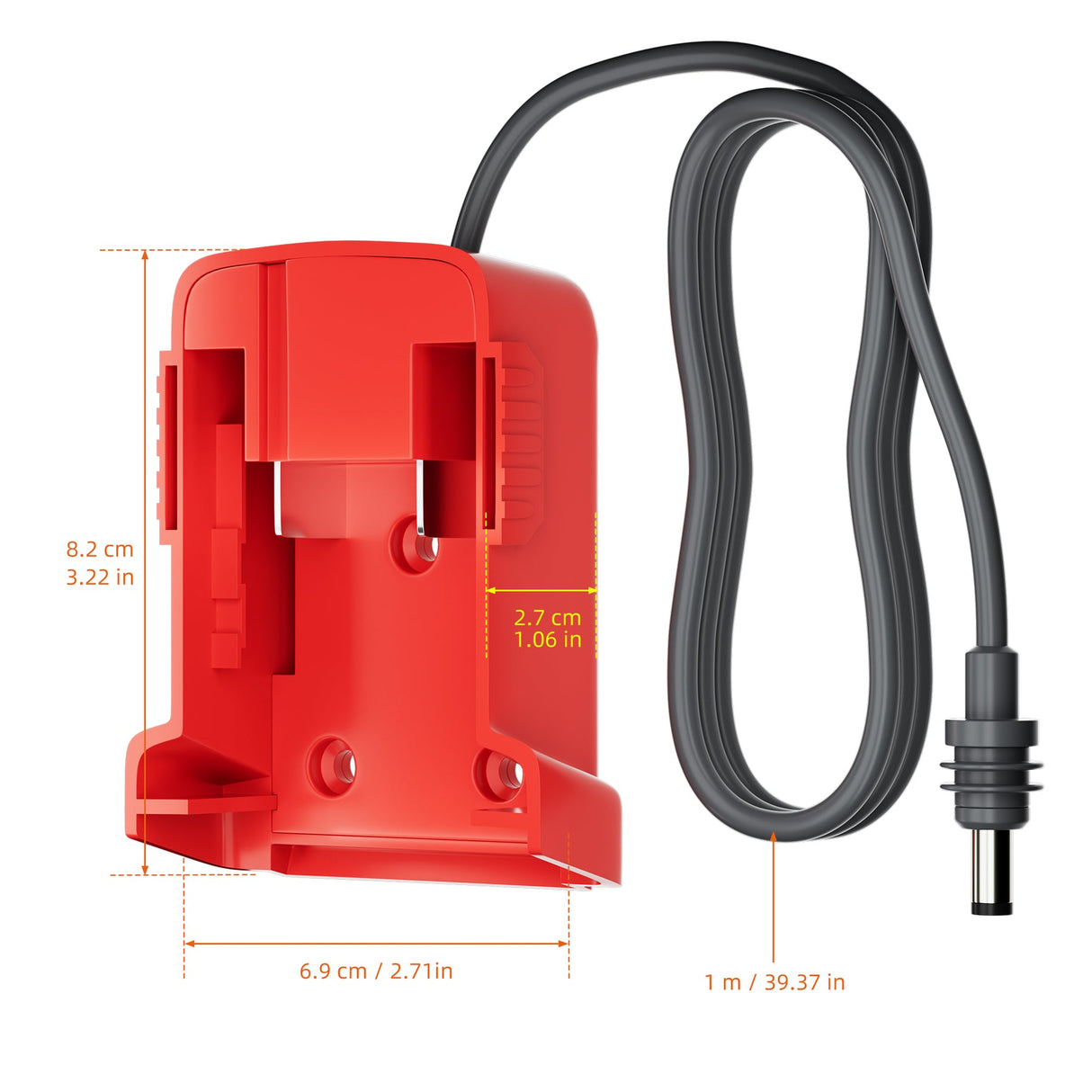 Starlink Mini 18V Milwaukee Battery Adapter with 1m Starlink Mini cable