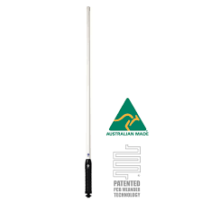 RFI CD5000 5dBi UHF/CB 477Mhz White Vehicle Bull Bar Antenna - 91cm high
