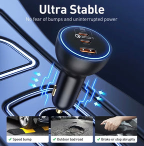 Starlink Mini USB-C PD 100W 20V Cigarette Socket Fast Charger