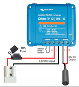 Victron Starlink Mini 12V to 30V DC Step-Up Converter Power Supply via Anderson Plug
