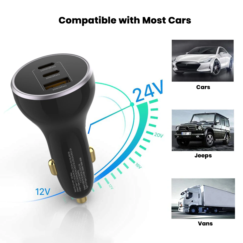Starlink Mini USB-C PD 100W 20V Cigarette Socket