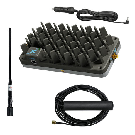 Car with R41 Roam and Blackhawk Compact Lite Antenna