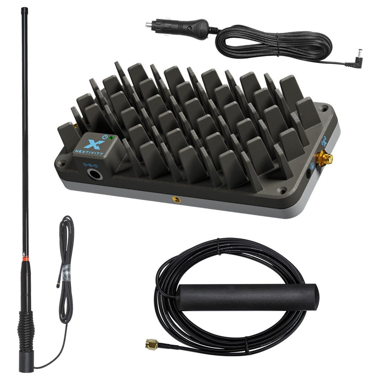 Car with R41 Roam and Blackhawk Trucker Edge Antenna