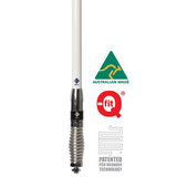 Close View of RFI CDQ8000-W 8dBi UHF 477Mhz Black Q-Fit® Vehicle Bull Bar Antenna - 208cm high
