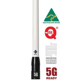 RFI CDQ8195-WB-WHIP 5G LTE 6.5dBi Antenna Whip Only - White/Black Close View