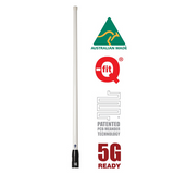 RFI CDQ8195-WB-WHIP 5G LTE 6.5dBi Antenna Whip Only - White/Black Full Whip View