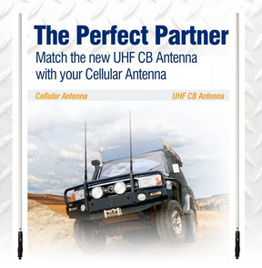 RFI CDQ8199 8.5dBi White Q-Fit® Cellular + CDQ8000 UHF White Q-Fit® Antenna bundle