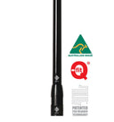 RFI CDR5000-B-WHIP Q-Fit UHF 5dBi CB Collinear Antenna Whip-Only Black Close View