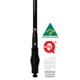 RFI CDR5000-B Q-Fit UHF 5dBi CB 477Mhz Collinear Antenna Black Radome 94cm high Close View
