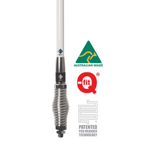 RFI CDR5000-W Q-Fit UHF 5dBi CB 477Mhz Collinear Antenna White Radome 94cm high close view