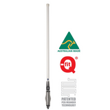 RFI CDR5000-W Q-Fit UHF 5dBi CB 477Mhz Collinear Antenna White Radome 94cm high full antenna image