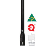 RFI CDQ5000-B-WHIP Q-Fit UHF 5dBi CB Collinear Antenna Whip-Only Black Close View