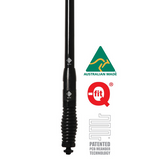 RFI CDQ3000-BL 3dBi UHF 477Mhz Black Q-Fit® vehicle collinear antenna - 71cm high close view